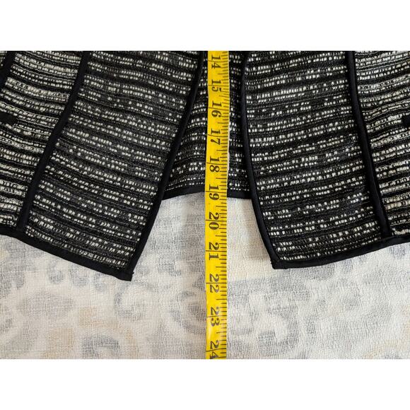 Milly Open Front Wool Blend Tweed Jacket - Picture 14 of 14